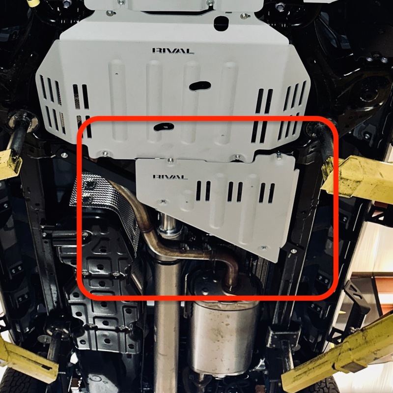 Toyota Tacoma Skid Plate - Rival 4x4 - Aluminum - `24-`27